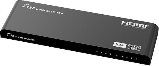Lenkeng HDMI Splitter 2.0 4K60Hz Scaler 1x8 LKV318HDR-V3.0
