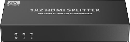 Lenkeng Hdmi Splitter 2.1 8k60hz/4k120hz 1x2 Lkv862