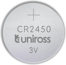 Uniross Cr2450 Knopfzellen Lithium Batterie 5er Pack
