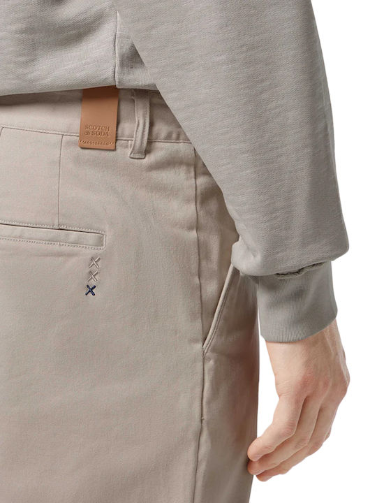 Drift Trousers Chino Elastic in Regular Fit Beige