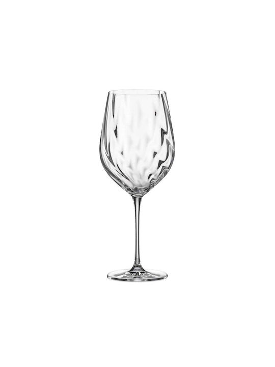 Crystal Bohemia Set of Glasses for White and Red Wine made of Crystal Stemmed 480ml 24pcs