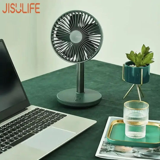 Jisulife Extendable Rotating Desktop Fan Fa13p White