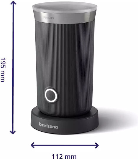 Philips Baristina Device for Hot & Cold Milk Froth with Non-stick Coating 120ml