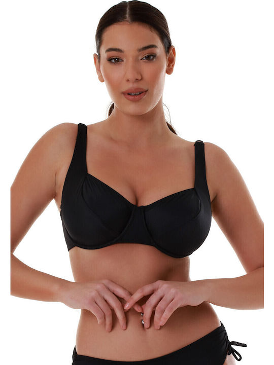 Bikini Σουτιέν E Cup Μαύρο