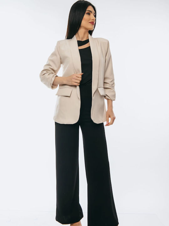 Dress Up Blazer pentru femei Sacou Beige