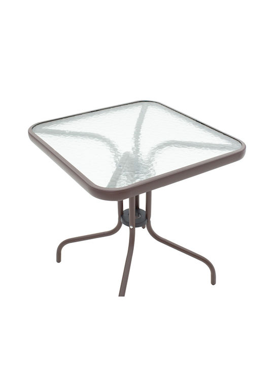 Dining Set for Small Outdoor Spaces Watson-sussie 3 Pieces Brown