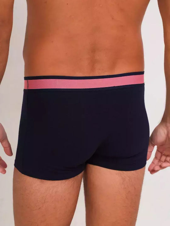 Men's Boxer Blue with Patterns