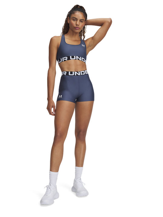 Running Women's Leggings-Shorts Firming Navy Blue