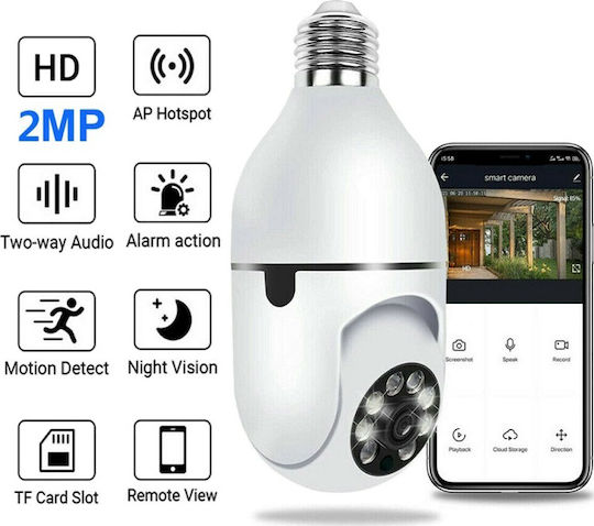 ACP 2050633 IP Камера за наблюдение Wi-Fi Full HD 1080p с Високоговорител и Обектив 3.6мм