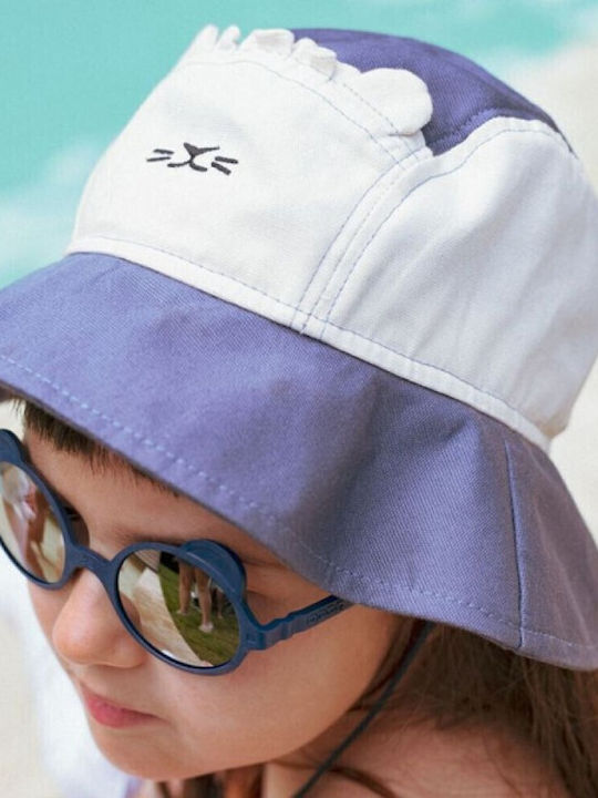 KiETLA Palarie Copii Bucket Tesatura Cu Protectie Solara Albastra