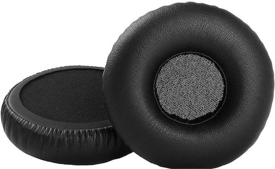 Set 2 Edman Ear Cushions Jabra Evolve 75 75+ 75uc 75ms 75se Black