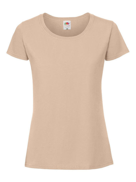 Fruit of the Loom Unisex Διαφημιστικό T-shirt Κοντομάνικο σε Χρώμα