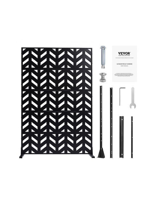 Vevor Διακοσμητικό Παραβάν Μεταλλικό 119.38x182.88cm