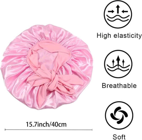 Women's Soft Fabric Sleep Hair Turban Pink