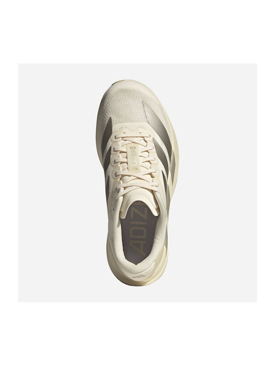 Adizero EVO SL Femei Pantofi sport Alergare Wonder White / Cyber Met. / Warm Vanilla