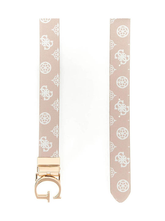 Damen Gürtel Leder Rosa