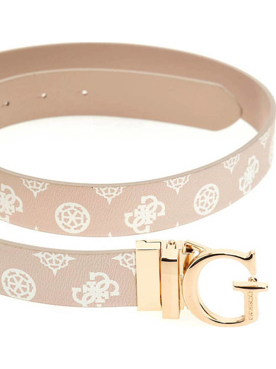 Damen Gürtel Leder Rosa