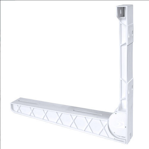 Air Conditioner Wall Brackets POLYD V8 Plastic Foldable 45x45cm 2pcs