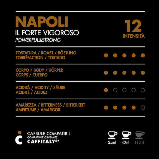 IL Caffe Italiano Κάψουλες Espresso Συμβατές με Μηχανή Caffitaly 10caps