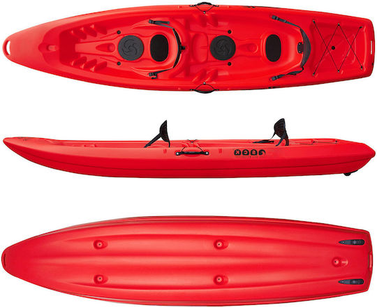 SCK 0201-35940 Kayak din plastic Geantă de plajă 2 persoane Roșu