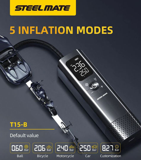 Steelmate Mini Τρόμπα Αέρος Χεριού