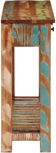 Solid Wood Console Table Coffee L110xW30xH76cm