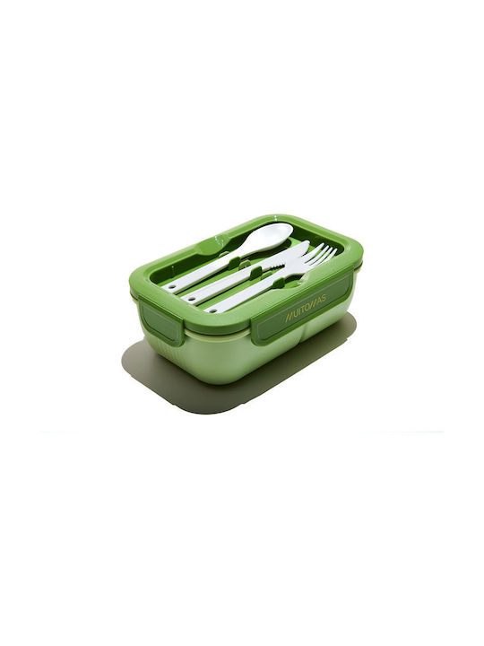 Muitomas Lunchbox Kunststoff Grün 1100ml 1Stück