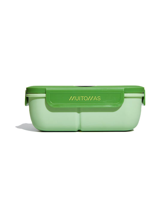 Muitomas Lunchbox Kunststoff Grün 1100ml 1Stück