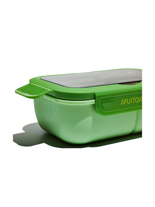 Muitomas Lunchbox Kunststoff Grün 1100ml 1Stück