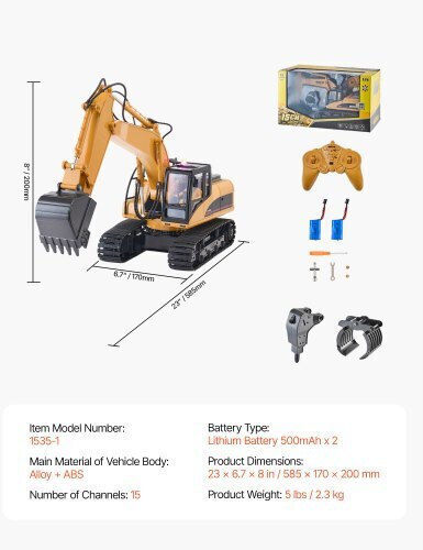 Vevor Ferngesteuerter Excavator Beige