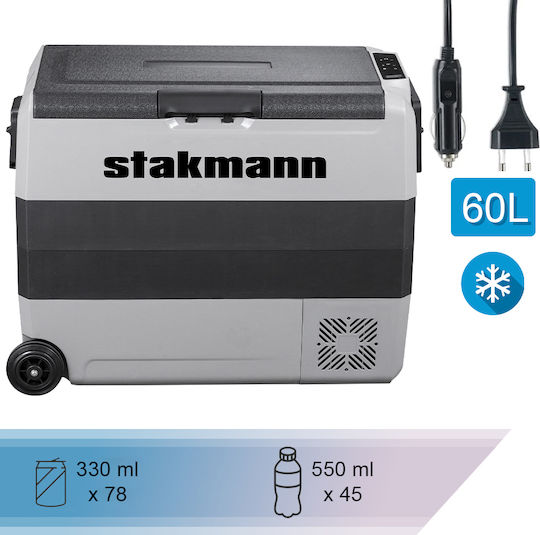 Stakmann Frigider Portabil 60lt 220V Negru