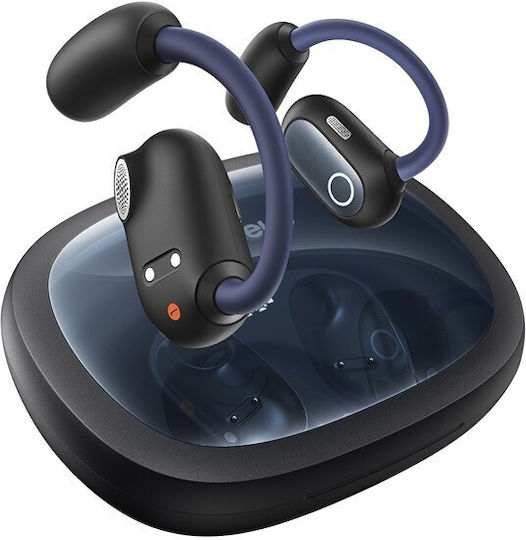 Baseus Eli Sport 1 PM20A Open Ear Bluetooth Handsfree Earphones with Sweat Resistance and Charging Case Cosmic Black