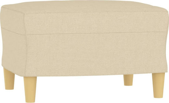Living Room Furniture Set 2-Seater & 2-Seater & Stool Beige
