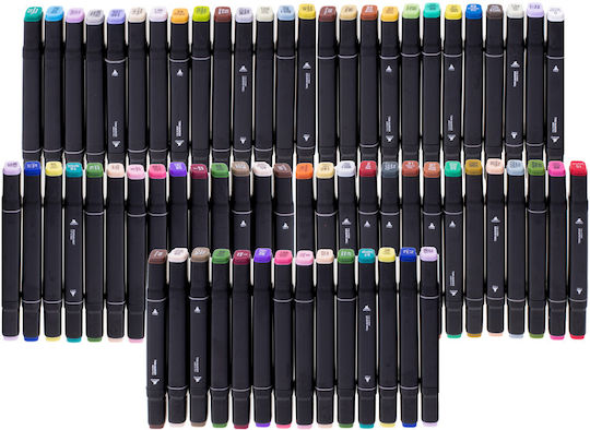 ACP Markere Neon 6mm Cu Vârf Dublu Neon Set 48 Culori