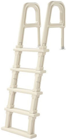 Vevor Pooltreppe aus Kunststoff Weiß