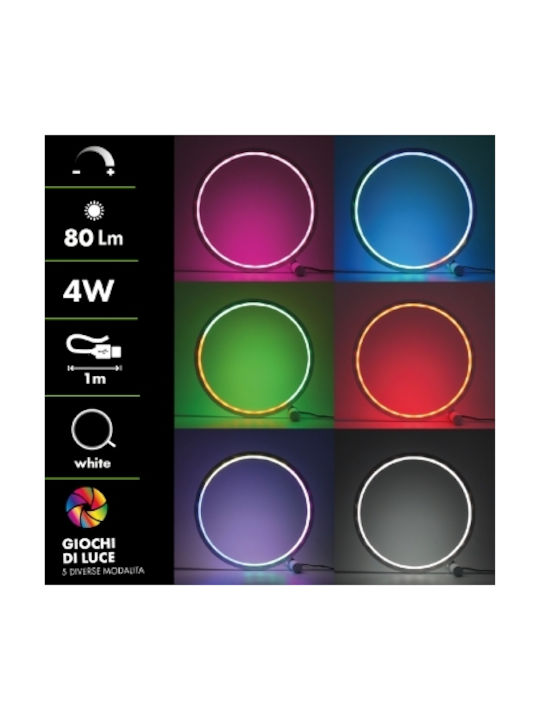 Gbc On Infinity Rgb Led Table Lamp Usb Power Wired Controller 80lm