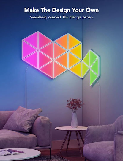 Govee Gaming Wall Glide Triangle Light Panels 10pack B6067