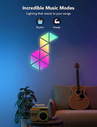 Govee Gaming Wall Glide Triangle Light Panels 10pack B6067
