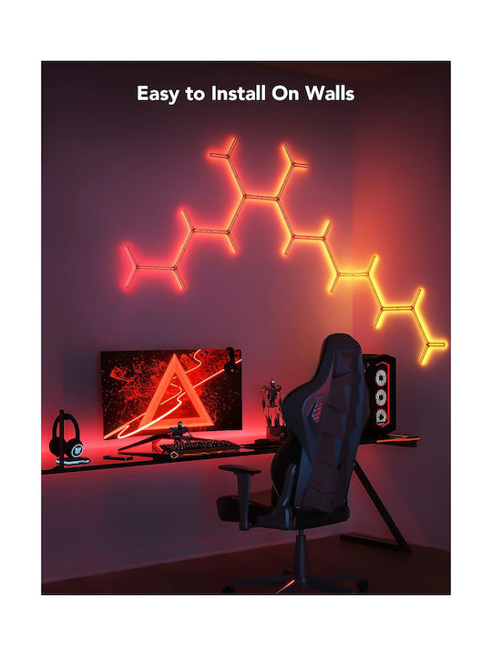 Govee Lămpi Decorative Pentru Masă Panou de Jocuri Lumina Y Forma 7 Bucăți H6065