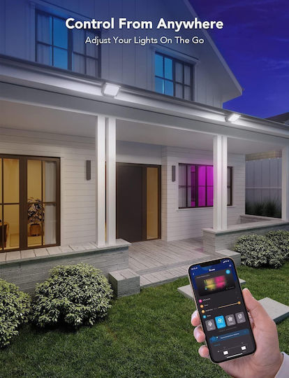 Govee Outdoor Led Rgbicww Smart Flood Lights 4pack H7060