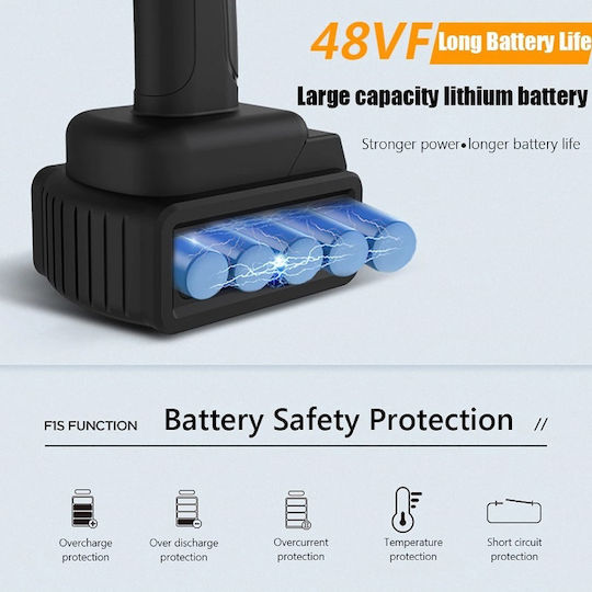 ACP Πλυστικό 48V με Πίεση 30bar και 1 Μπαταρία