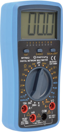 Mercury Pro Digital Multimeter Network Usb Tester 600.107uk