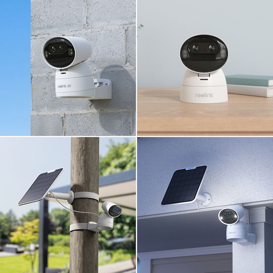 Reolink Argus Series B730 IP Dual Κάμερα Παρακολούθησης Wi-Fi 4K Μπαταρίας με Αμφίδρομη Επικοινωνία και Φακό 2.8mm
