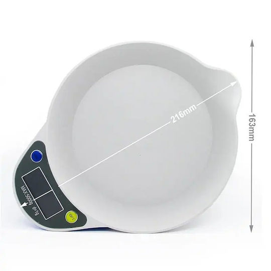 Automatic Bowl for Dog & Cat Made of ABS Plastic With Scale
