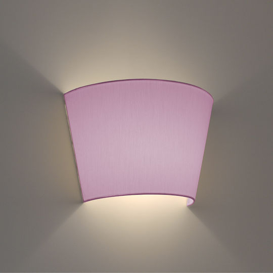 Veis Leuchte Wand mit Fassung E14 Lila 30x20x15cm