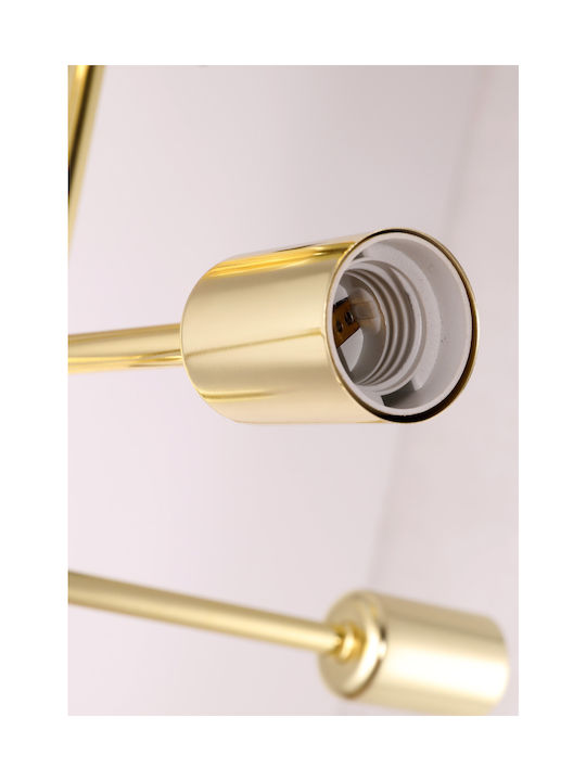 Agora Lighting Plafonieră de Tavan 49buc Aurie cu Soclu E27