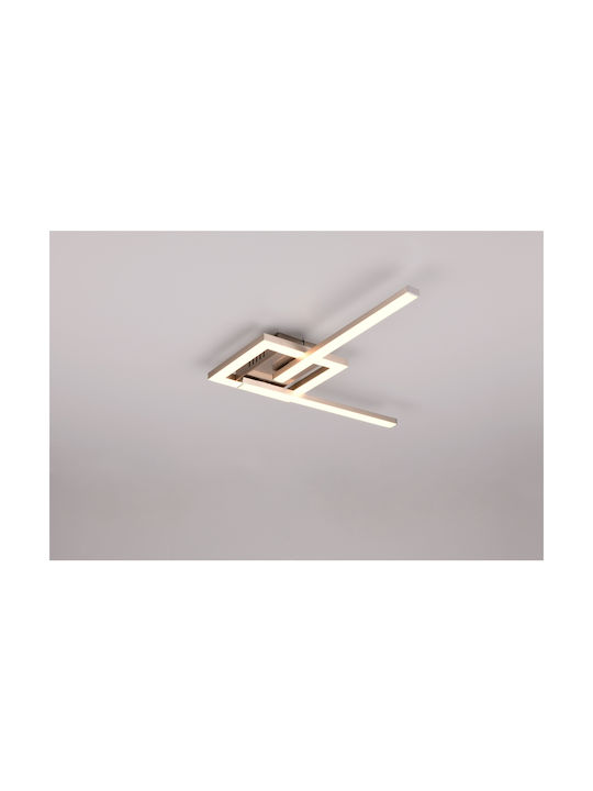 Trio Lighting Deckenleuchte 54cm Gray mit Integrierter LED