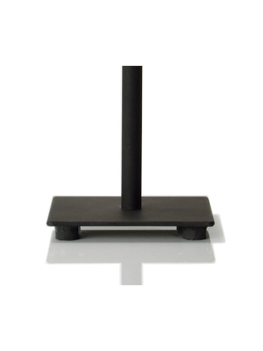 Veis Fabric Table Lamp for Socket E14 with Lilac Shade and Black Base