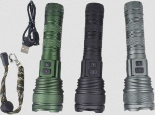 Lumină de lucru și de sit, cu baterie Lanternă LED cu Luminozitate Maximă 800lm