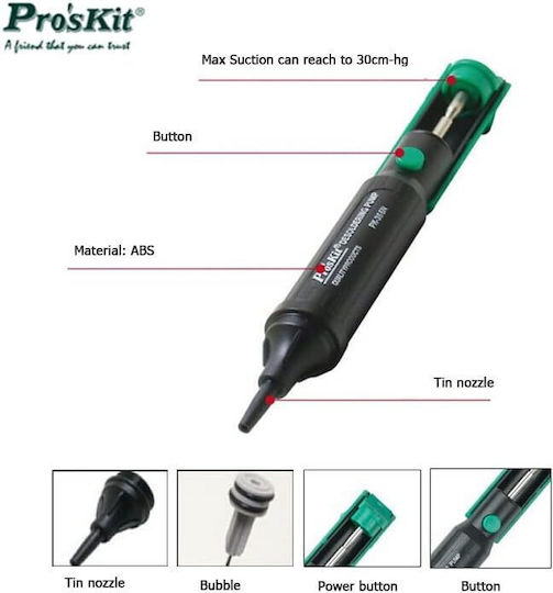 Proskit 8pk-366n-g Solder Sucker